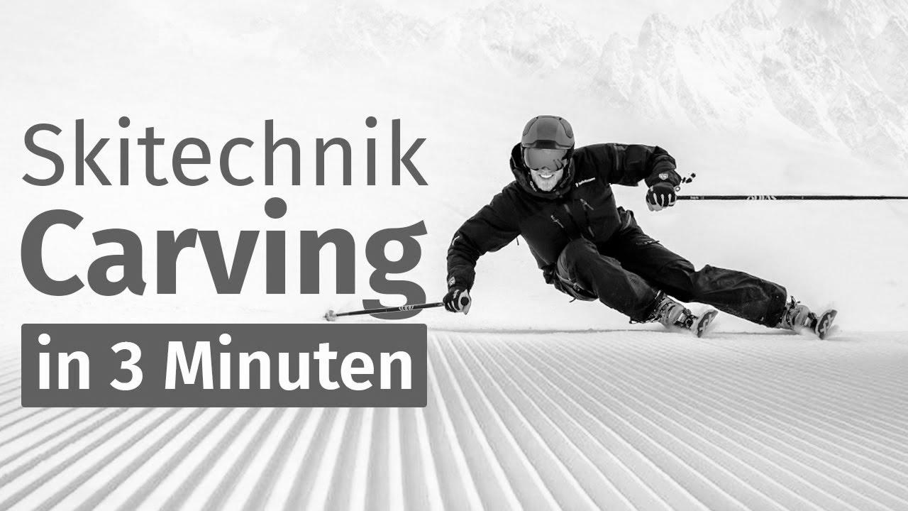 Ski carving technique explained in 3 minutes (simple) |  study to ski