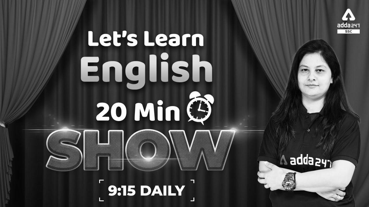 Let’s Be taught English |  20 Minute Show by Swati Tanwar