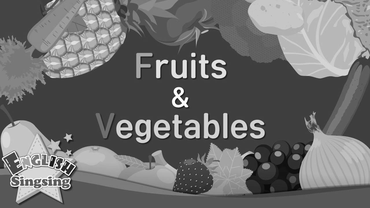 Kids vocabulary -[Old] Fruits & Vegetables – Learn English for youths – English educational video