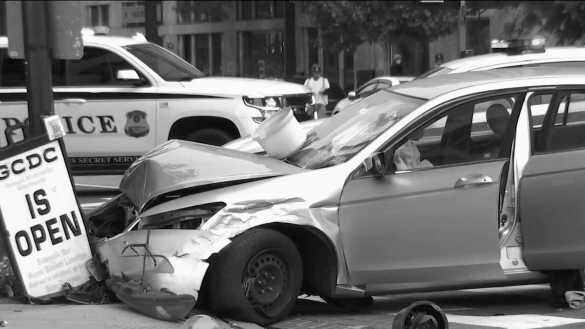 Juveniles Crash Stolen Car Close to White Home: Officers – NBC4 Washington