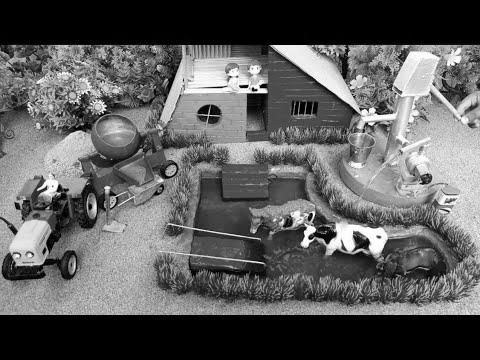 DIY the way to make cow shed |  shower of animals |  horse home cow shed |  mini hand pump |woodwork |  #4