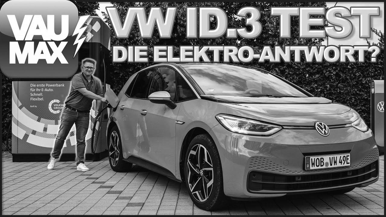 VW ID.3 – The electric answer?  Driving report, expertise & capabilities in test |  VAUMAXtv