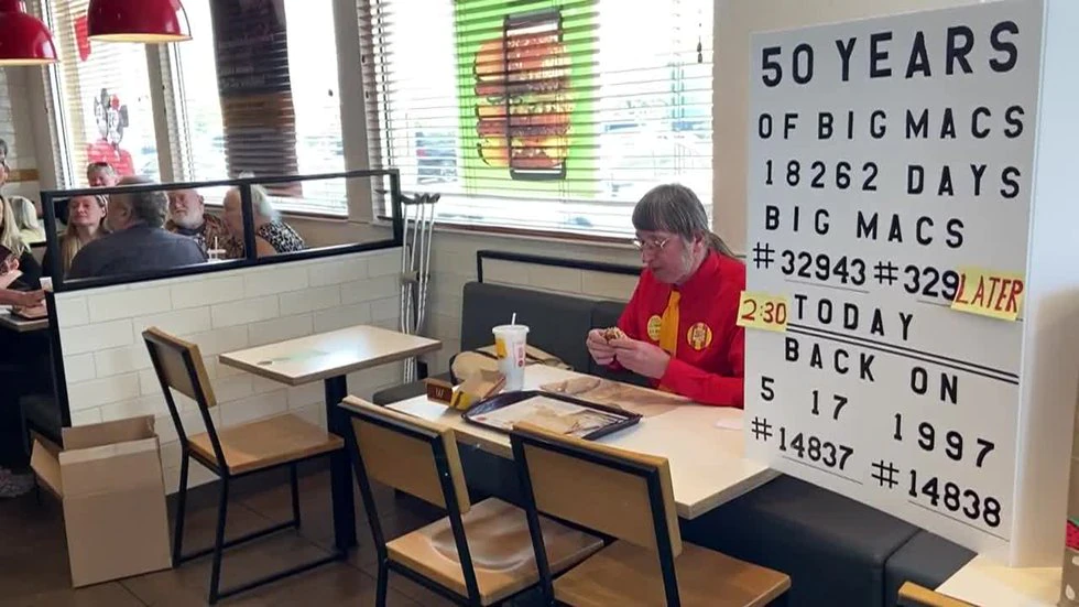 Wisconsin man celebrates 50 years of eating Big Macs on daily basis