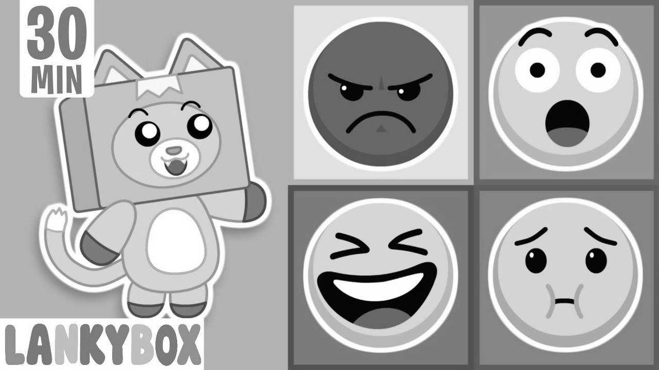 Be taught Emotions with LankyBox – Humorous Emoji Stories for Children |  LankyBox Channel Kids Cartoon