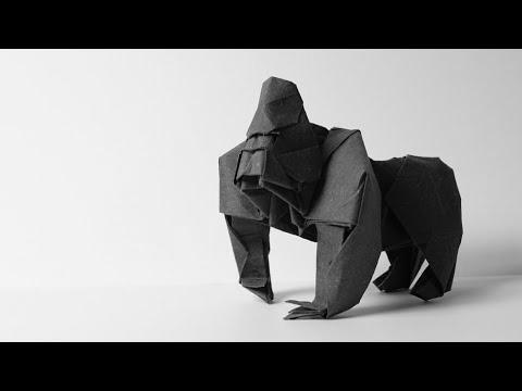 Origami Gorilla by Purple Paper (Wonseon Search engine marketing)