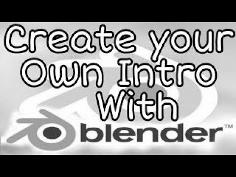 How to make your own channel Intro with Blender – Video SEO