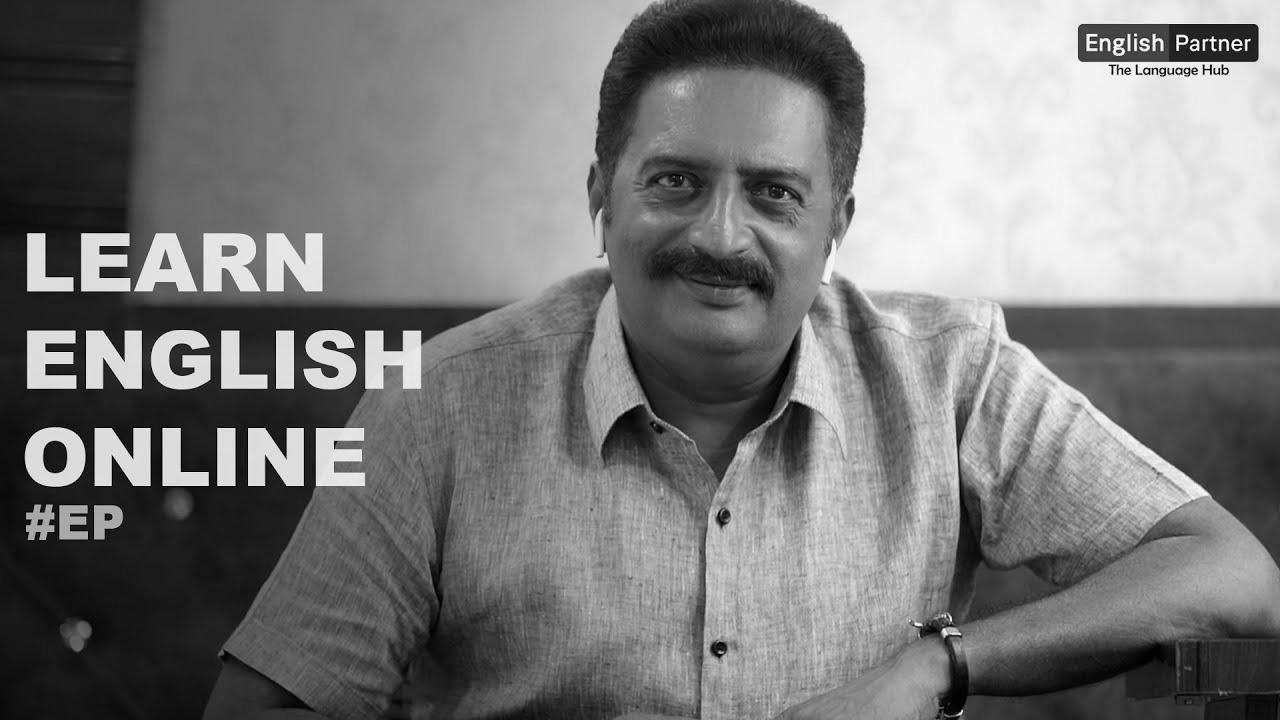 Actor Prakash Raj about English Partners |  Learn English On-line